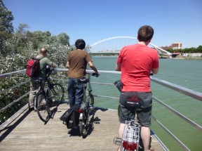 cycle BOOM on Seville cycle tour