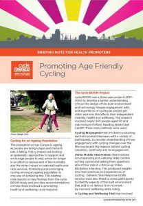 Download Promoting Age Friendly Cycling briefing